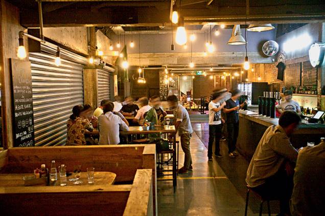 O salão: para tomar boas cervejas importadas O salão: para tomar boas cervejas importadas