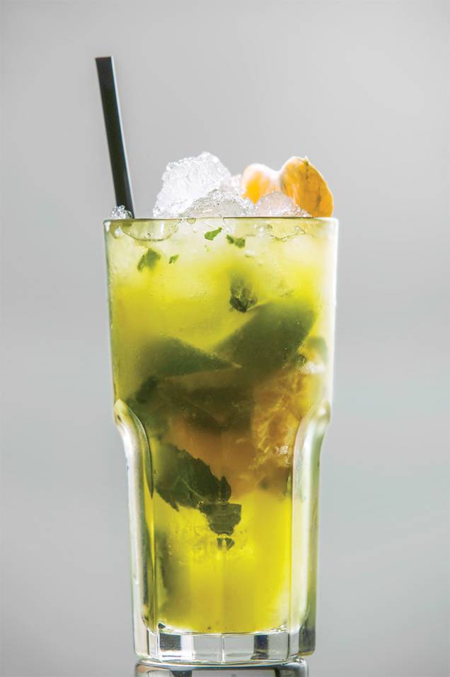 Especial mojito: tangerina e suco de laranja, além do limão e da hortelã tradicionais