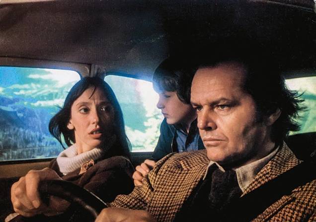 O Iluminado: Shelley Duvall, Danny Lloyd e Jack Nicholson, família destruída