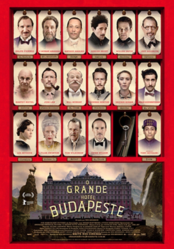 O Grande Hotel Budapeste: pôster do filme