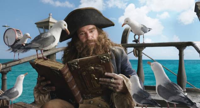 Bob Esponja - Um Herói Fora DÁgua: o malvado pirata Barba Burguer (Antonio Banderas)