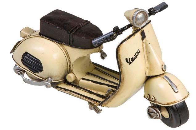Enfeite de minimotocicleta Vespa Enfeite de minimotocicleta Vespa