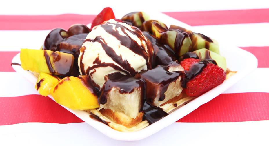 Waffle Belga: waffle ou petit gâteau a 15 reais