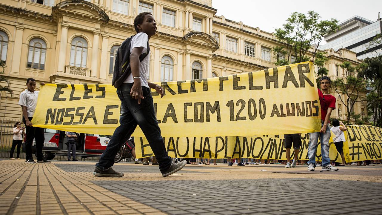 Protesto professores