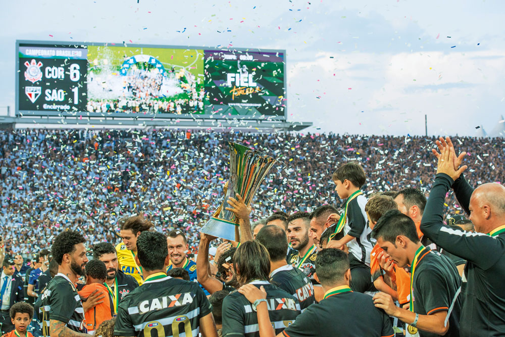 Taça campeão brasileiro Corinthians