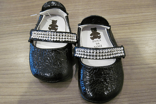 Sapato infantil (tamanhos 16 e 18): 80,50 reais, na Paola da Vinci (Rua Oscar Freire, 958, Jardins)