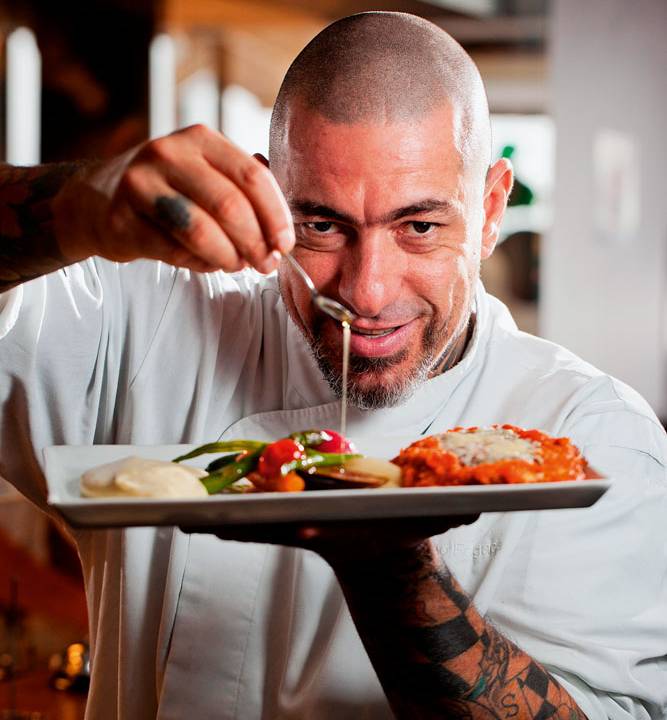 Henrique Fogaça, chef do restaurante SAL Gastronomia
