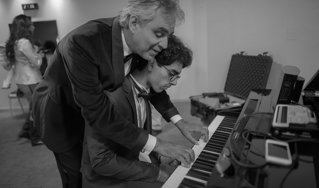Andrea Bocelli e filho_Gabriel Bonfim