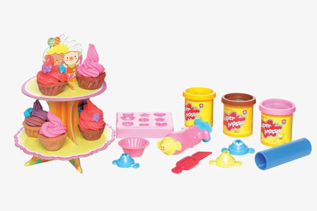 Kit para fazer cupcakes de massinha Kit para fazer cupcakes de massinha