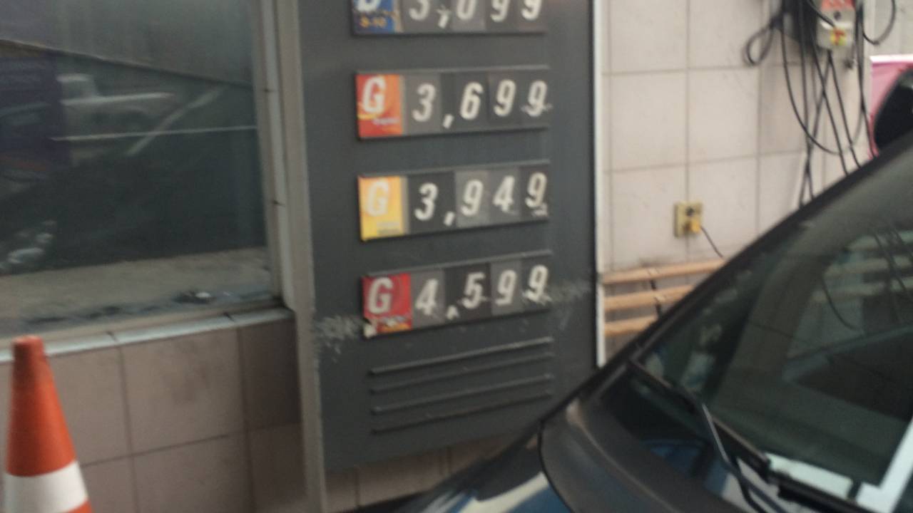 preço gasolina