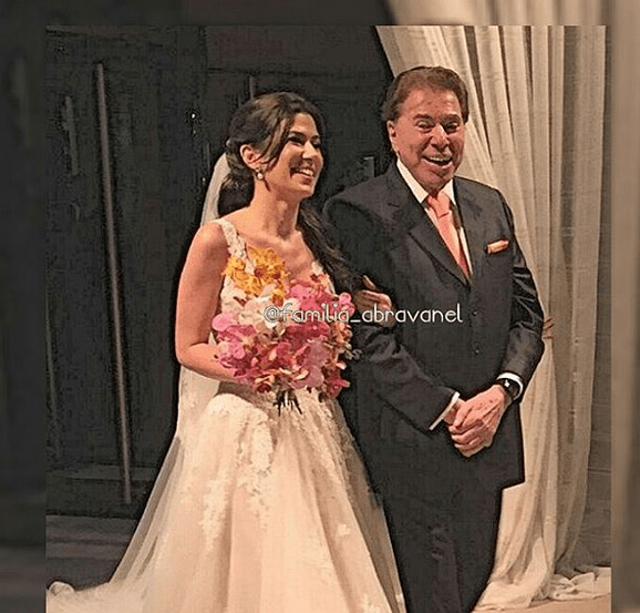 Silvio Santos leva a filha para o altar Silvio Santos leva a filha para o altar