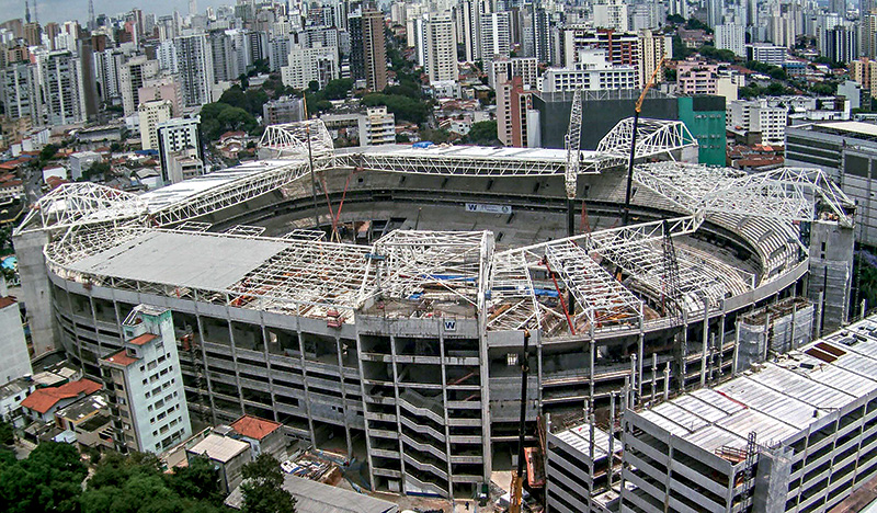 Allianz Parque Palmeiras arena obras