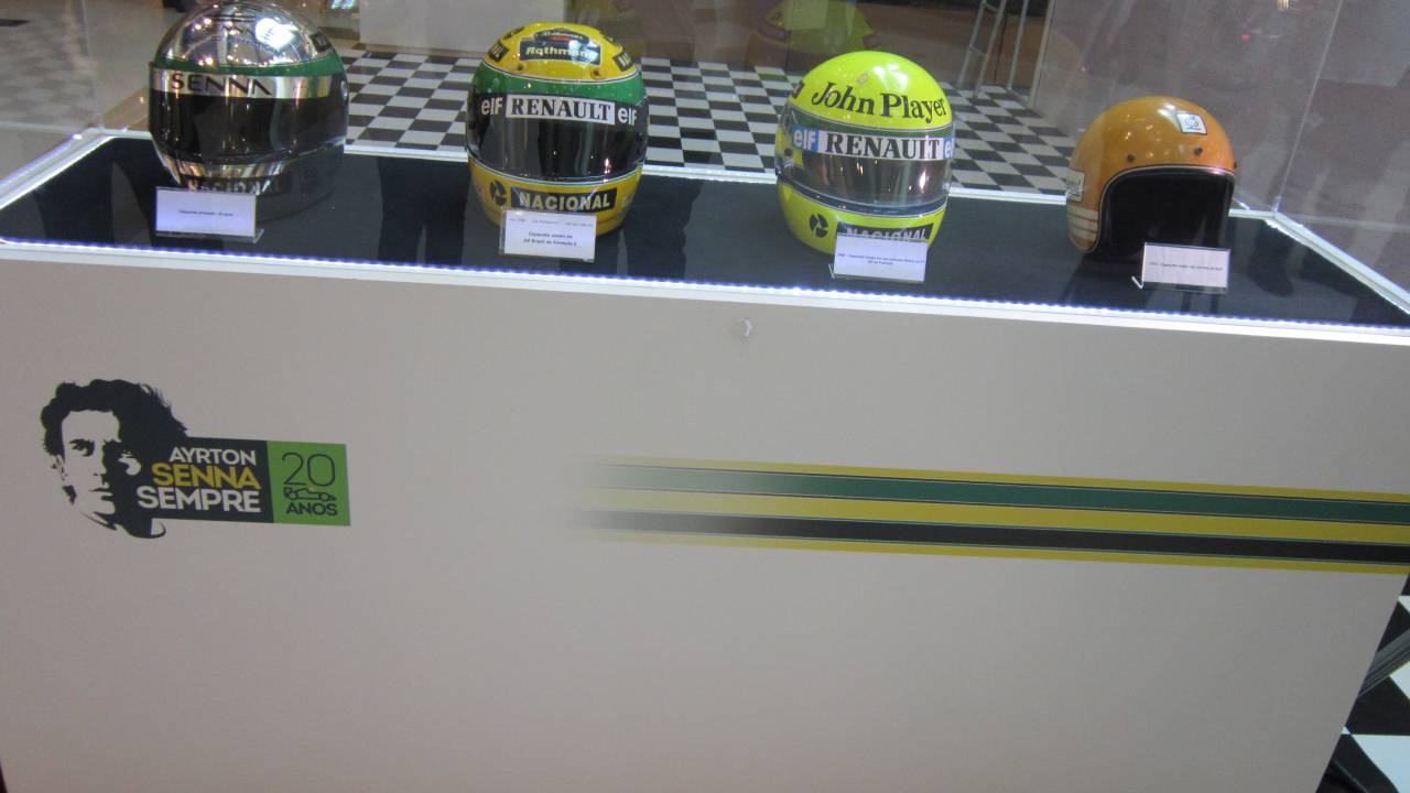 Exposição Ayrton Senna Shopping Villa Lobos