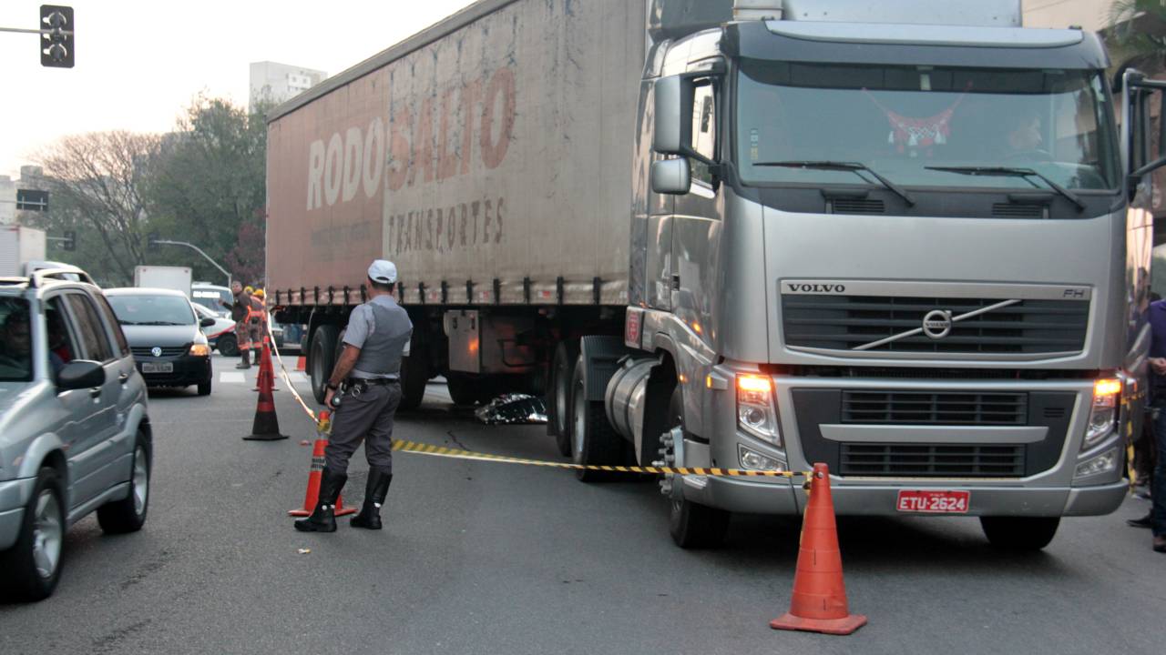 Carreta ciclista atropelado