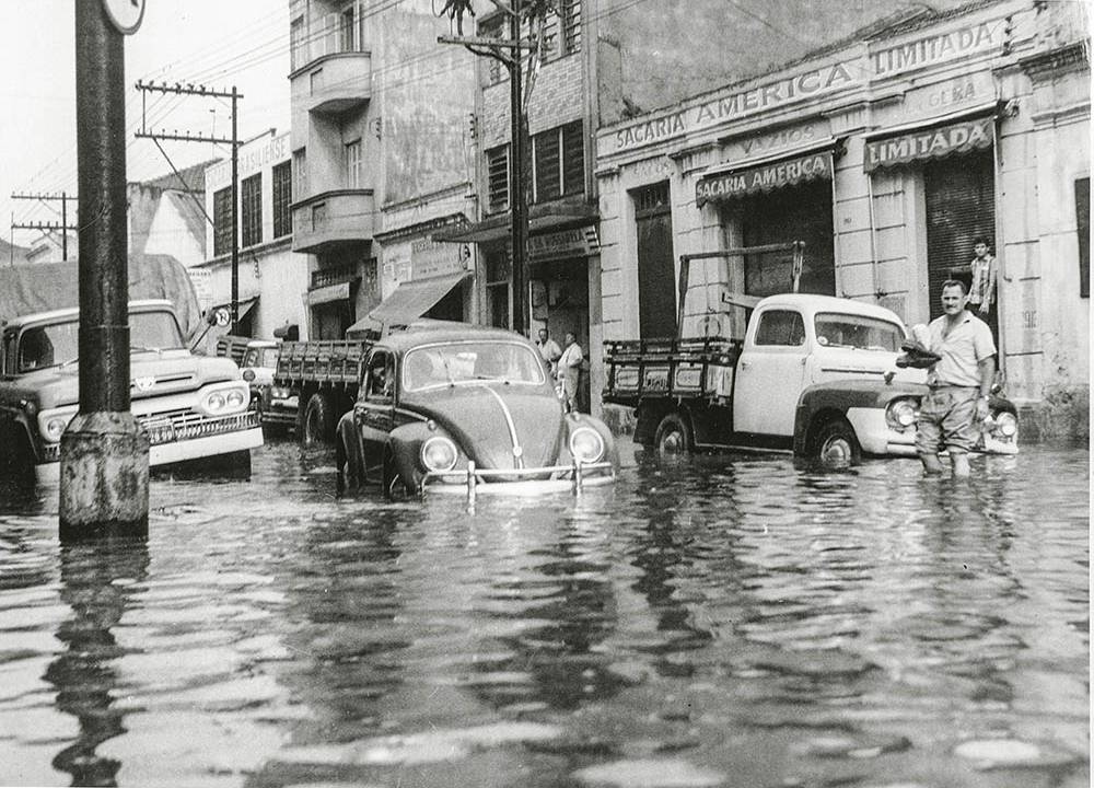 Enchente em São Paulo janeiro de 1965