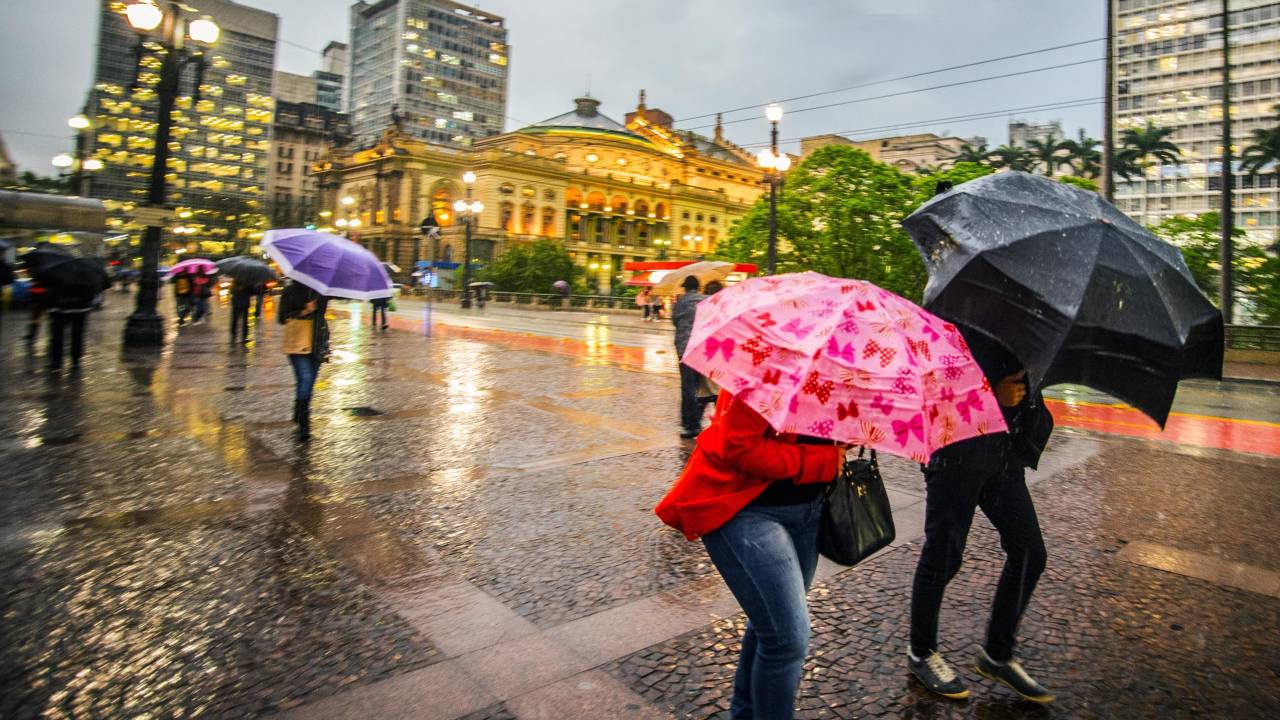 Chuva Tempestade viaduto do chá