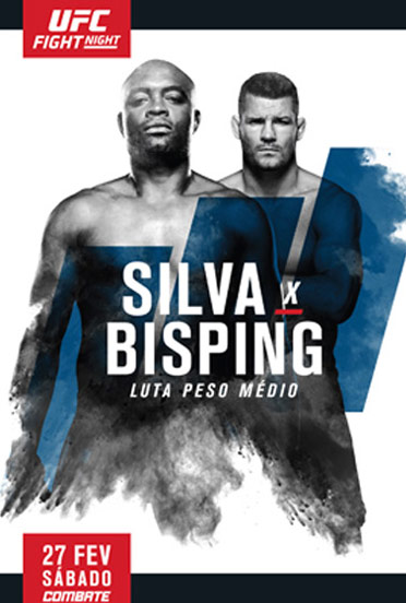 O brasileiro Anderson Silva enfrenta o inglês Michael Bisping
