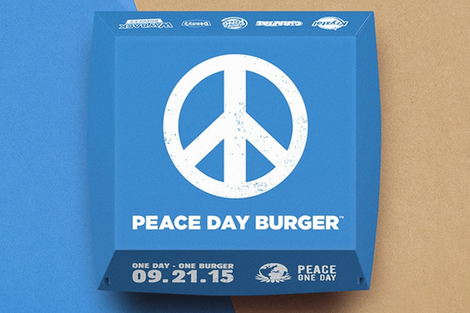 Burger King e Giraffas - Peace Day Burger