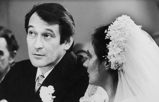 Paulo Goulart e Selma Egrei na novela Papai Coração, da Rede Tupi, em 1976
