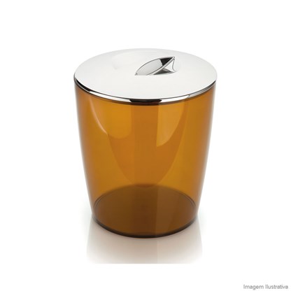 8. Lixeira Cromo Vitra 5 litros ambar OU – R$ 61,90