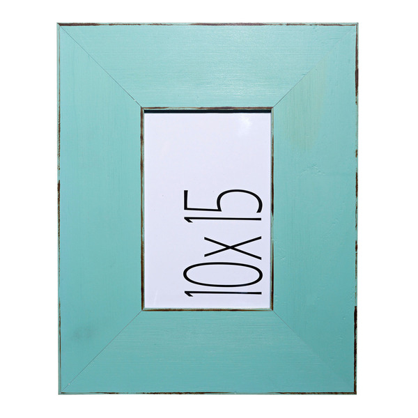 6. Porta Retrato Color Rústico Azul 10x15cm: R$ 36,90