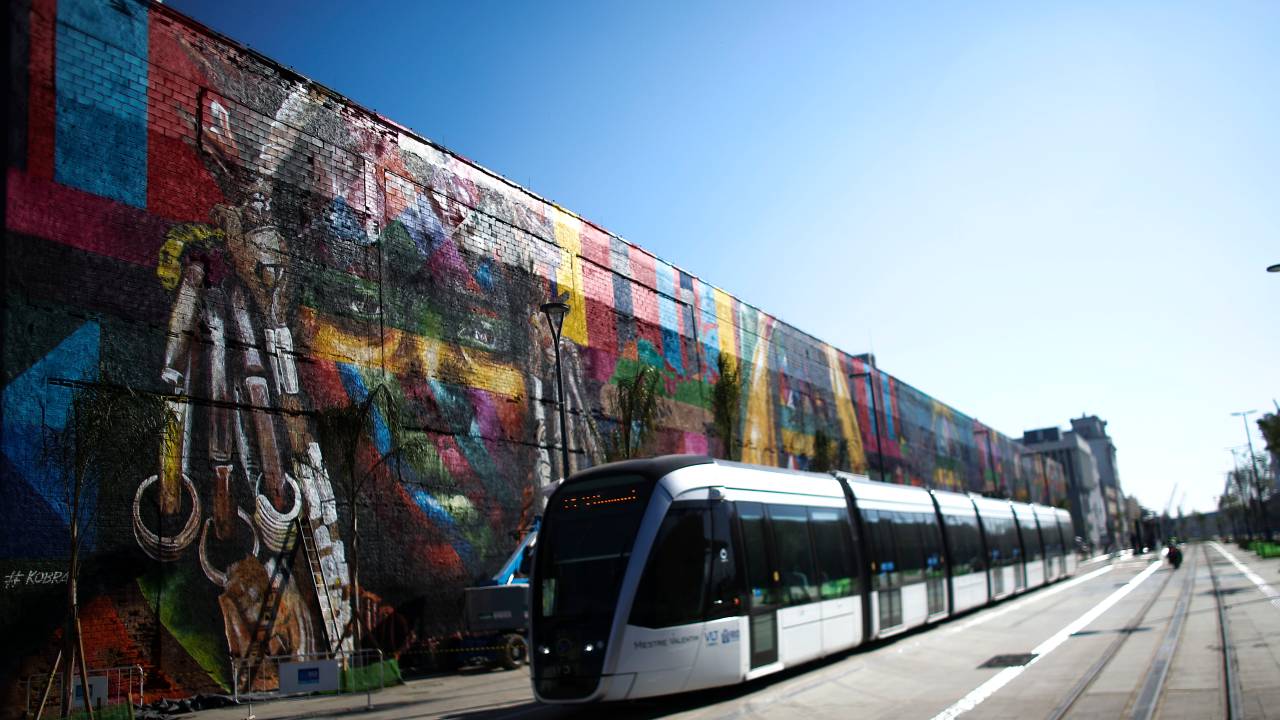 mural kobra boulevard olímpico rio de janeiro