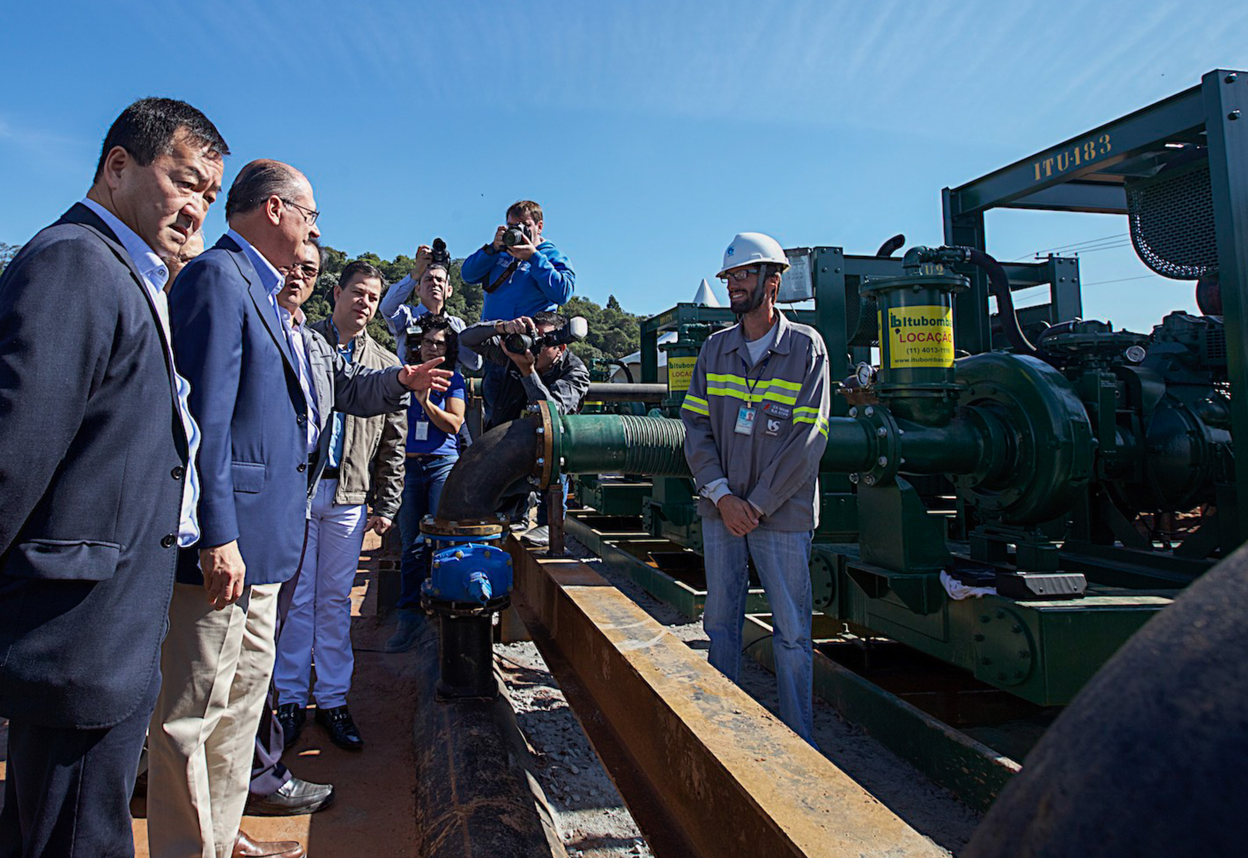 Alckmin inaugura obra Alto Tietê