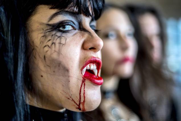 Os "vampiros" se reúnem na tarde deste sábado (15) no vão livre do Masp Os "vampiros" se reúnem na tarde deste sábado (15) no vão livre do Masp