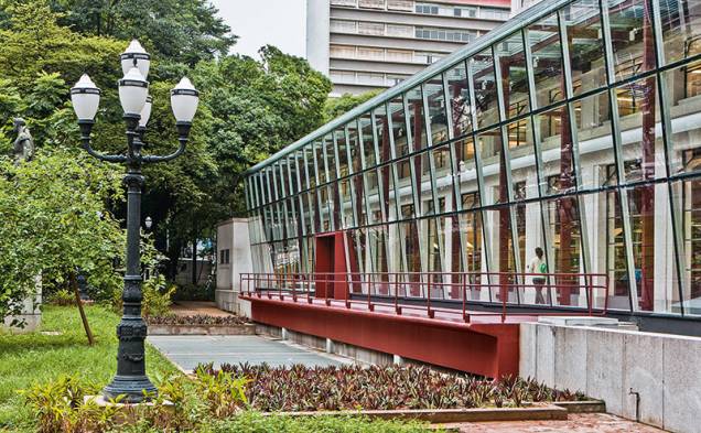 Biblioteca Mário de Andrade, no centro Biblioteca Mário de Andrade, no centro