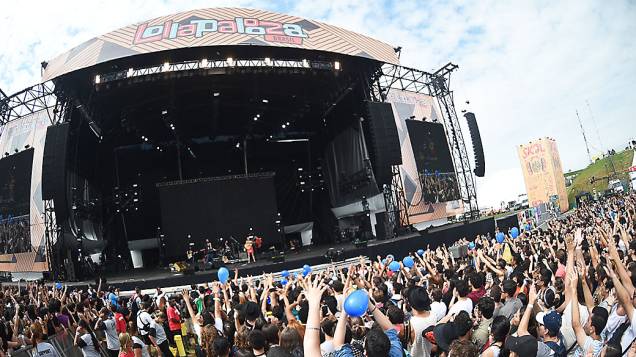 	Palco do Lollapalooza: chegada ao evento foi tranquila