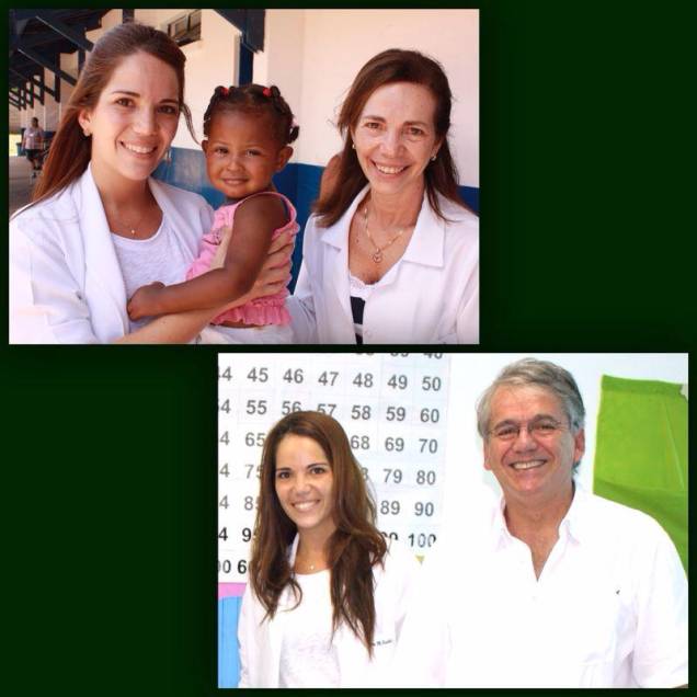 Mariana Rodella fazia trabalho voluntário com os pais Mariana Rodella fazia trabalho voluntário com os pais