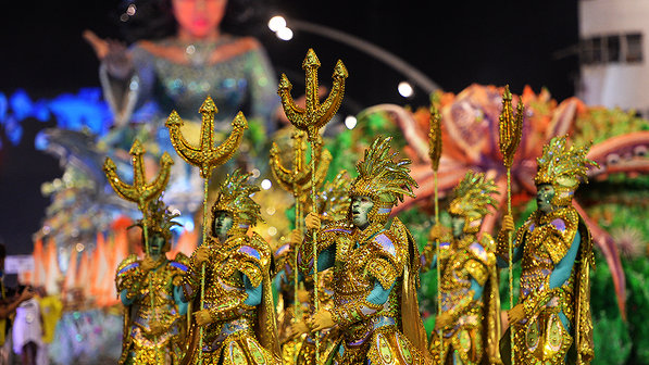 Desfile da Águia de Ouro: terceira colocada no Carnaval 2014