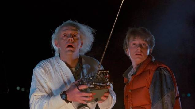 De Volta para o Futuro: Christopher Lloyd e Michael J. Fox De Volta para o Futuro: Christopher Lloyd e Michael J. Fox
