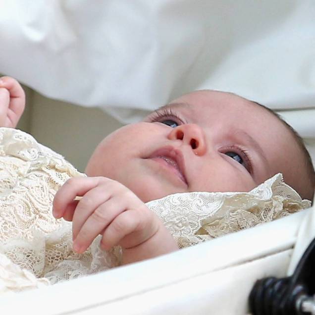 	Princesa Charlotte: momento do batizado na igreja St. Mary Magdalene, em Sandringham