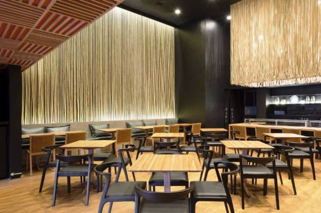 Salão do restaurante Kitchin Salão do restaurante Kitchin