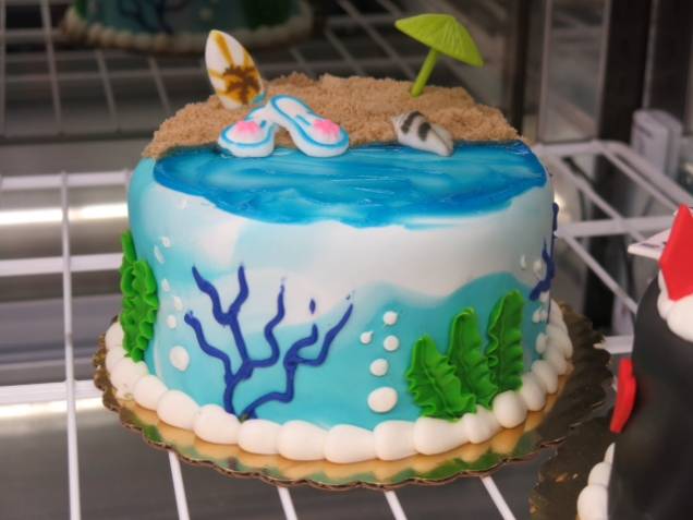 Loja do Cake Boss em Las Vegas: bolo praiano