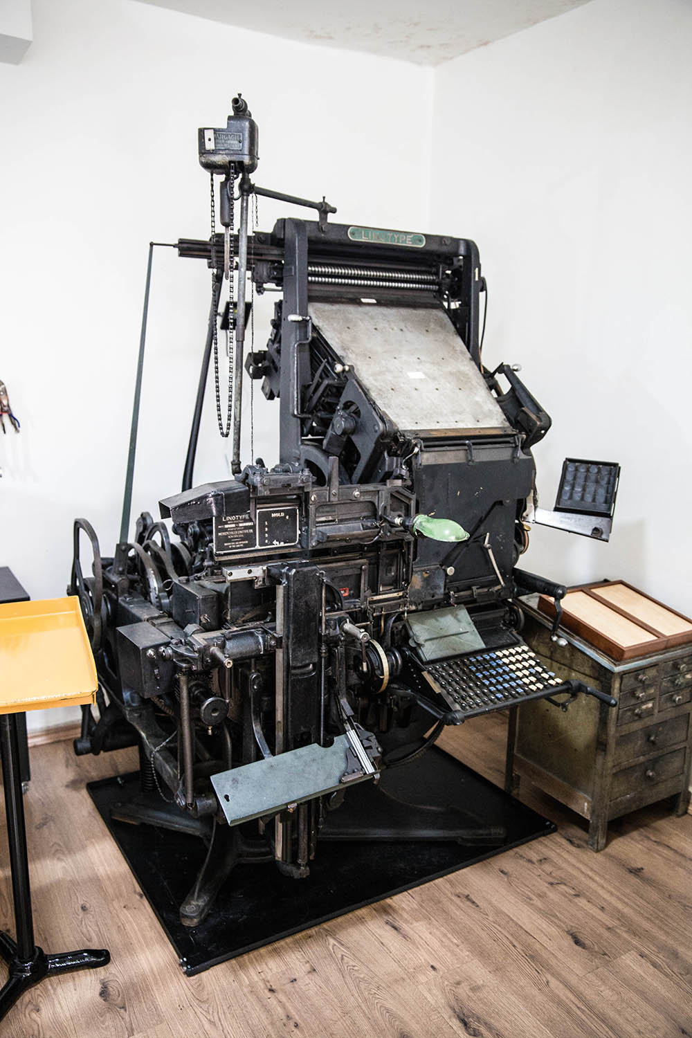 linotipo - gráfica colaborativa Platen Press Print Shop