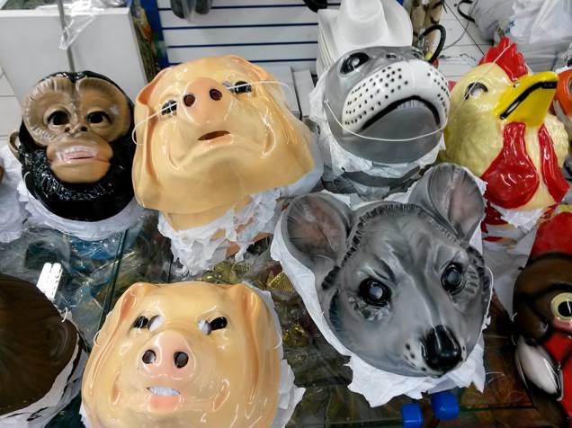 Festas e Fantasias: modelos de máscaras de bichos (de R$ 7,00 a R$ 16,00)