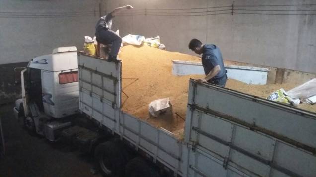 Carreta estava em um galpão na Vila Maria, na Zona Norte Carreta estava em um galpão na Vila Maria, na Zona Norte