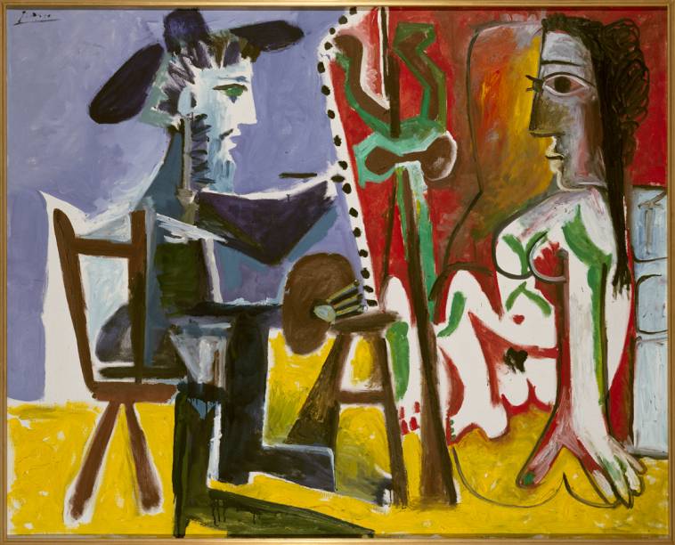 O pintor e a modelo (1963) de Pablo Picasso