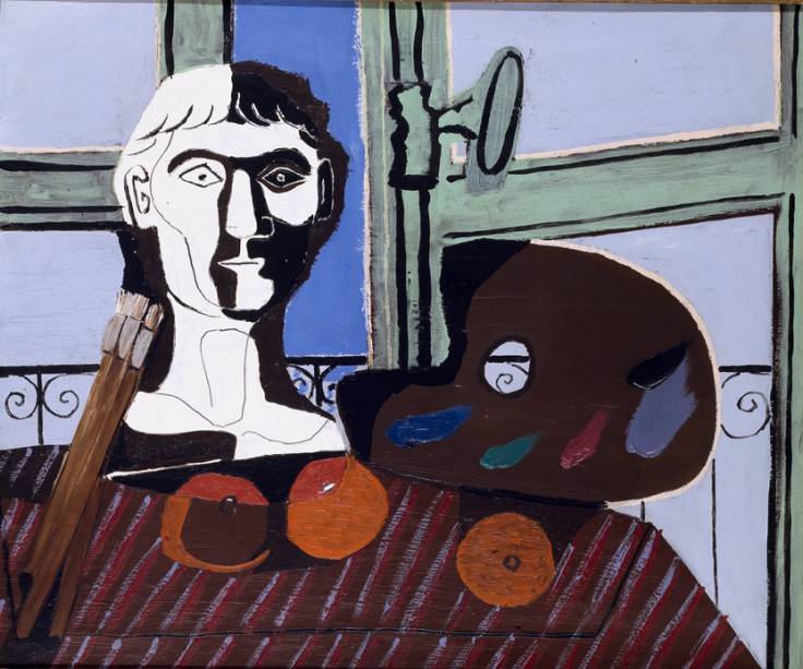 Busto e paleta (1925), de Pablo Picasso