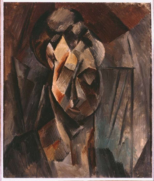 Cabeça de mulher (Fernande) de Picasso (1910)