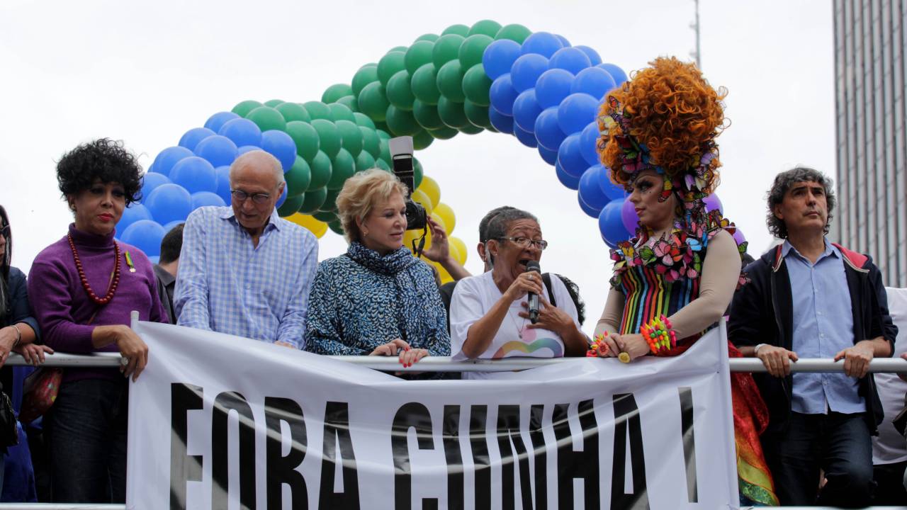 Parada Gay Eduardo e Marta Suplicy