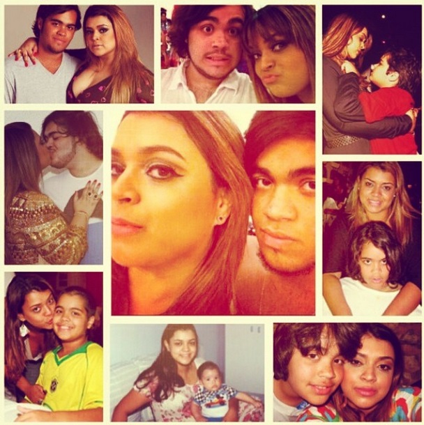 Montagem com fotos de mãe e filho Montagem com fotos de mãe e filho
