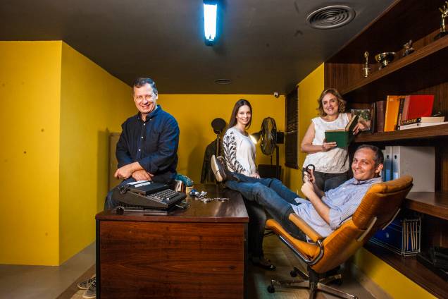 Márcio Abraham, Karina Papautsky,Jeannette Galbinski e José Roberto Szymonowicz: quarteto de sócios Márcio Abraham, Karina Papautsky,Jeannette Galbinski e José Roberto Szymonowicz: quarteto de sócios