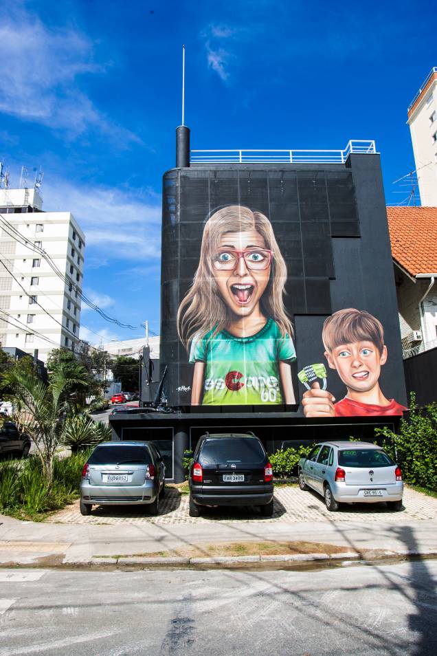 A fachada do imóvel, na Vila Olímpia A fachada do imóvel, na Vila Olímpia