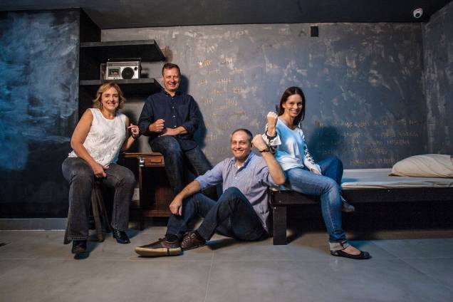 Jeannette Galbinski, Márcio Abraham, José Roberto Szymonowicz e Karina Papautsky: ideia veio de uma viagem a Paris Jeannette Galbinski, Márcio Abraham, José Roberto Szymonowicz e Karina Papautsky: ideia veio de uma viagem a Paris