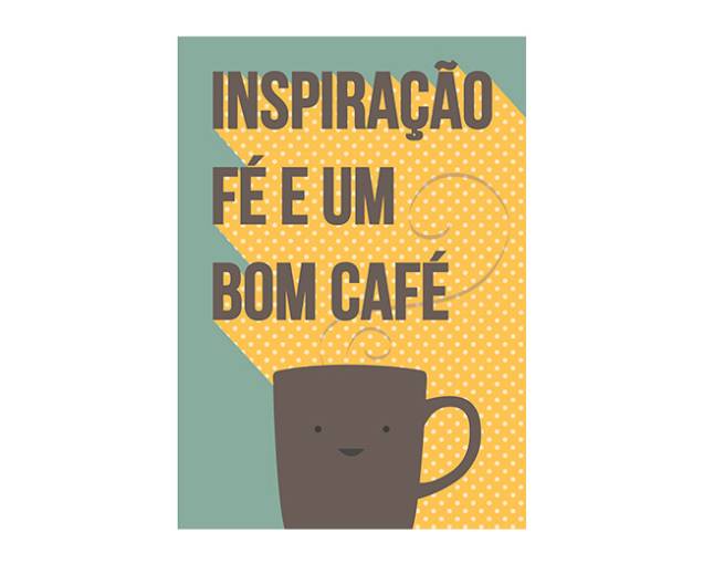 Poster "fé e café", R$ 71,90, na <a href="https://www.oppa.com.br/" rel="Oppa" target="_blank">Oppa</a>