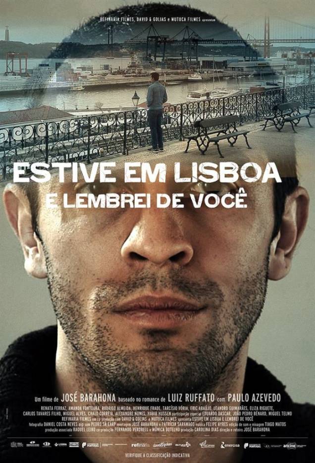 Pôster de Estive em Lisboa e Lembrei de Você Pôster de Estive em Lisboa e Lembrei de Você