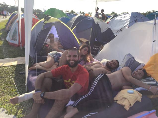 O camping: é precisar levar a barraca própria